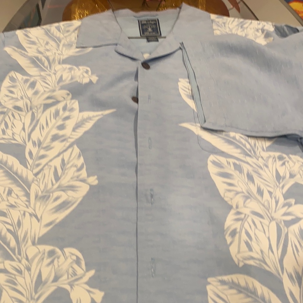NWOT 100% silk loose fit Hawaiian shirt M  🔥🔥